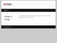 Tablet Screenshot of bridgetobridgerun.com
